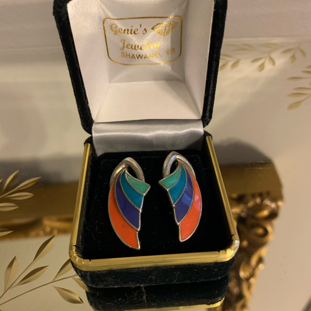 Vintage 80s earrings